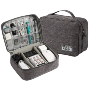 Multifunctional Digital Accessory & Data Cable Organizer Bag