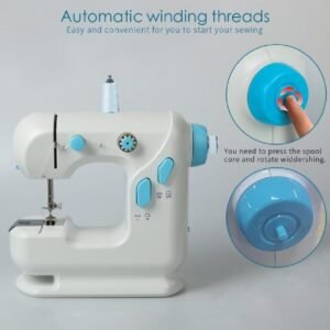 Mini Multifunction Sewing Machine Chain Stitch Electronic Control Automatic Lubrication Long Service - [AZD]