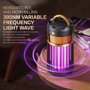 3-in-1 Electric Bug Zapper UV Mosquito Killer & Camping Lamp
