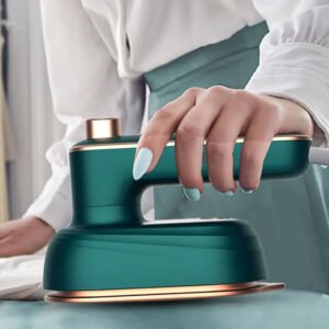 Mini Steam Iron Handheld Wet and Dry Double Hot Steam Generator Portable Garment Steamer Home Travelling - [AZD]