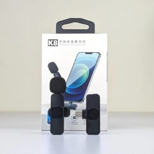 K8 Wireless Lapel Microphone Professional Podcast - [AZD]
