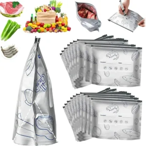 Reusable Aluminum Foil Food Fresh Bag (20 Pcs Set)